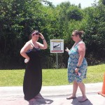 cancun alligator sign